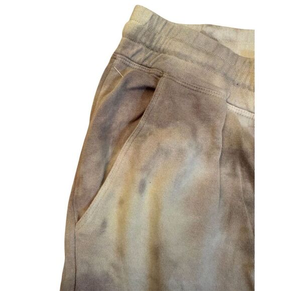 Sundry for Evereve Women's Tie-Dye Jogger Sweatpants Brown Size 1 - Picture 7 of 8